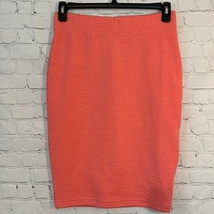 Banana Republic peach stretchy skirt